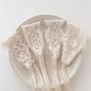 한국 땋기 헤어 액세서리 넥타이 머리띠 여성용 달콤한 꽃 헤어 밴드 - Product Image 1