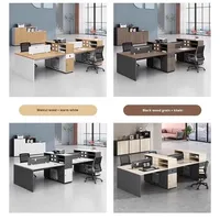 Chaise de bureau commerciale moderne et simple, design détachable, avec boîte de rangement pour câbles, modèle GZW-038, pour employés et postes informatiques