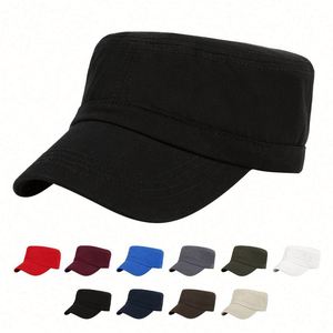 Wholesale Unisex 6-Panel Baseball <b>Cap</b> <b>Summer</b> Solid Color <b>Flat</b> <b>Cap</b> Polyester/Cotton Corduroy Digital Printing 3D Character Style - Product Image 1