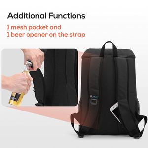 Designer Bags Large Soft Cooler Bag <b>Insulated</b> <b>Lunch</b> <b>Box</b> Backpack with Zippered Dispensing Lid Outdoor for Campus Cooler Bag - Product Image 6