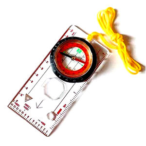 Boussole lumineuse de règle de <span class=keywords><strong>dessin</strong></span> de carte de pointeur acrylique léger avec la <span class=keywords><strong>corde</strong></span> - Product Image 1