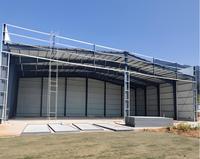 Estructura de Acero Prefabricada Ligera para Oficinas, Talleres, Almacenes y Naves Industriales, Fabricada en China, con Servicios de Soldadura y Corte