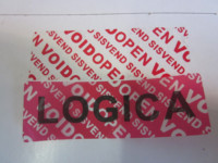 Etiquetas de Seguridad Antimanipulación con Código de Barras, Duraderas para Gestión de Activos de Oficina, Material PET, Transferencia Parcial, Bajo Residuo, Efecto Void