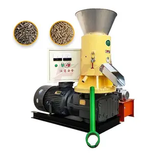 Complete Wood Pellet Production Line Biomass Fuel Making Machine Animal feed chicken pig poultry feed processing machines mill