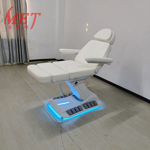 Camilla de Masaje Profesional Eléctrica Ajustable con Respaldo y Cabecera para <span class=keywords><strong>Spa</strong></span>, Belleza y Salón, Cama Curva para Pestañas - Product Image 4