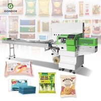 Machine d'emballage entièrement automatique pour biscuits, mini-biscuits, croissants au fromage et pains enroulés du Brésil