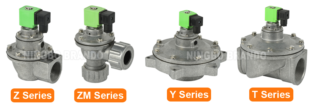 DMF-T-25S 1'' BFEC Right Angle Solenoid Pulse Jet Valve For Dust Collector