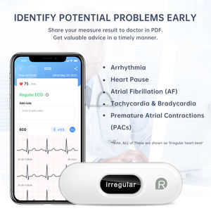 Ecg Viatom Holter Ecg Monitor Price Wireless Bluetooth <strong>Connection</strong> Mini Handheld Ekg Monitor Portable Ecg Monitor - Product Image 6