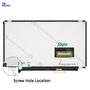 Riss-pantalla LCD de alta calidad para portátil, NT156FHM-N41 de pantalla delgada de 30 Pines, mate, 15,6 pulgadas, B156HTN03.7, B156HTN03.8, FHD, 1920x1080