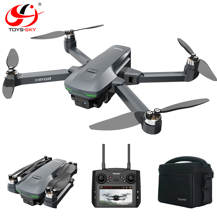 Top Drone Aerial Photography Dual Camera Smart GPS Intelligent Positioning Return Quadcopter Foldable Beginner Drones Long Range