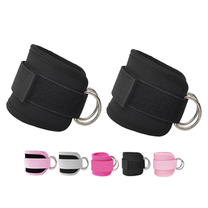 Tùy Chỉnh Tập Thể Dục Độn Phòng Tập Thể Dục Tập Thể Dục Bán Buôn Chất Lượng Cao Dây Đeo Mắt Cá Chân Màu Đen Dây Đeo Cho Cáp Máy - Product Image 1
