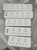 Multiprise VEBAN avec protection contre les surtensions, prise UK, 3-5 prises AC, certifiée UKCA, bande d'alimentation 110V/220V 10A/13A 2, vente en gros d'usine
