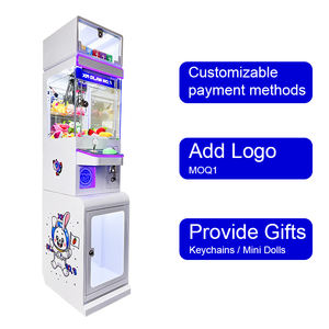 110V USA Mega Mini métal griffe grue Machine peluche peluche jouet prix jeu Amusement prix receveur jouets vente - Product Image 2