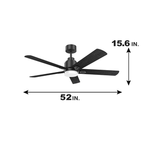 <span class=keywords><strong>Ventilateur</strong></span> de plafond de 52 pouces, <span class=keywords><strong>ventilateur</strong></span> de plafond de grande taille, design moderne, <span class=keywords><strong>ventilateur</strong></span> de plafond décoratif avec lumière et télécommande - Product Image 4
