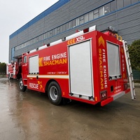 Camion de lutte contre les incendies forestiers à haut débit 4x2 4x4, véhicule de sauvetage rapide pour les forêts montagneuses, avec capacité tout-terrain