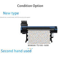 Mimaki gebrauchter Drucker TS100-1600 Farbstoff sublimation drucker zur Verwendung von Sb610 Farbstoff sublimation stinte