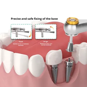 Multiuso in metallo sbiancamento denti dentale impianto di riparazione universale Set di strumenti con chiave di torsione per uso commerciale igiene orale - Product Image 1