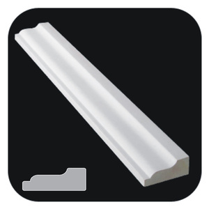 White Exterior/ Interior Vinyl <strong>Moulding</strong> Foamed <strong>PVC</strong> <strong>Moulding</strong> Door Trim Casing Base <strong>Moulding</strong> - Product Image 5