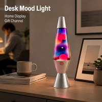 Lampe à lave colorée à brancher, veilleuse en paraffine 110V/230V, style moderne et minimaliste pour chambre à coucher, décoration intérieure et cadeau de fêtes