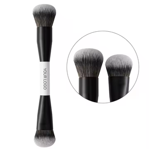 <span class=keywords><strong>Brocha</strong></span> de Maquillaje de Doble Mango de Pelo Vegano Suave, de Gran Venta, para Base y <span class=keywords><strong>Corrector</strong></span>, <span class=keywords><strong>con</strong></span> Caja Personalizada <span class=keywords><strong>con</strong></span> Logotipo Impreso a Color para Oriente Medio - Product Image 5