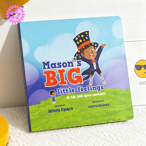 Livre bébé tactile lecture précoce relié carton premium design amusant apprentissage enfants couleur - Product Image 1