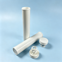 Nouvelle bouteille effervescente en plastique PP personnalisable avec bouchon, pour calcium et vitamine C, tubes vides pour pilules et comprimés