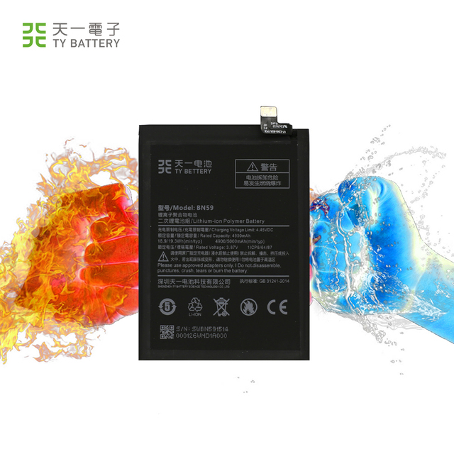 Original High-Capacity BN59 Battery Replacement for Xiao Mi Redmi Note 10/Note 10 Pro/NOTE 10 Pro Max Digital Batteries