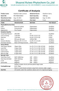 순수 천연 하이 퀄리티 호손 베리 추출물 20% ~ 80% 호손 플라본 - Product Image 4