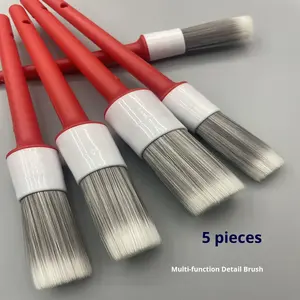 Spazzola <span class=keywords><strong>per</strong></span> Dettagli <span class=keywords><strong>Auto</strong></span> con Setole Morbide <span class=keywords><strong>per</strong></span> Bocchette dell'Aria e <span class=keywords><strong>Sedili</strong></span>, Spazzola di Alta Qualità <span class=keywords><strong>per</strong></span> Lavaggio <span class=keywords><strong>Auto</strong></span>, in PP Non Sfilacciante, <span class=keywords><strong>per</strong></span> Pulizia Vano Motore - Product Image 4