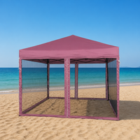 Tente de camping à double couche toutes saisons avec cadre en acier à montage rapide, parois latérales imperméables et résistantes au vent, piquets robustes et auvent pare-soleil.