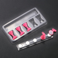 Support de pointe d'ongle Nail Art Manucure Store Chess Shape Training Finger Practice Display Nail Stand