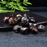 Batu Garnet Alami Mentah, Batu Penyembuh, Spesimen Garnet Kasar untuk Dekorasi Rumah