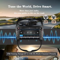 Navigation GPS, égaliseur DSP, écran tactile 7 pouces pour Peugeot 206 (2000-2008), lecteur multimédia, prise en charge de Carplay, Android Auto, autoradio