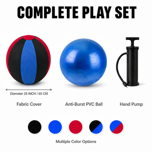 Custom Color Pet Horse Playing Chasing Toy Anti-burst <strong>Herding</strong> Yoga Ball with Strong 1680D 2520D Cover - Product Image 2