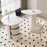 Bureau de direction moderne et contemporain en bois courbé, fabriqué en Chine, convertible et sur mesure