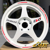Jantes en alliage forgé Regamaster EVO II de 17, 18, 19 et 20 pouces, 5x120, 5x114.3, à profil profond, style JDM Racing pour Honda Civic, Integra, Acura, BMW