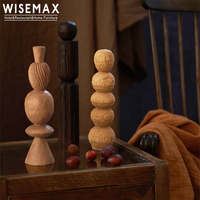 WISEMAX meubles décoration nordique maison cadre en bois de frêne petit ornement artiste forme irrégulière décoration de table pour salon