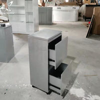 Meuble de salon chariot, station de style, en argent sterling