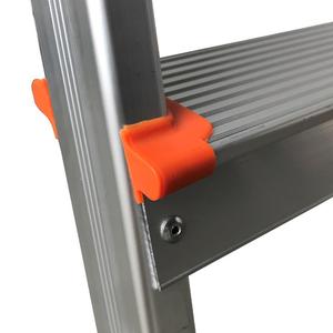 <span class=keywords><strong>Escalera</strong></span> de Aluminio Profesional de 4 Peldaños con Barandilla de Seguridad Extra Alta, Escalón Plegable para el Hogar y la Oficina - Product Image 5