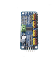 YOURMESTUDIO Carte de commande de servomoteur PWM 16 canaux avec interface IIC, contrôleur de robot PCA9685, kit de développement