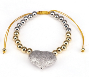 <span class=keywords><strong>Bracelet</strong></span> perlé coeur de mode fait main <span class=keywords><strong>Bracelet</strong></span> plaqué <span class=keywords><strong>or</strong></span> <span class=keywords><strong>18</strong></span> <span class=keywords><strong>carats</strong></span> cuivre - Product Image 3