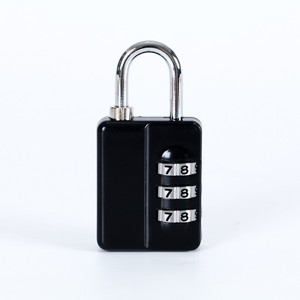 กุญแจรหัสแบบผสม N833 ทำจากโลหะผสมสังกะสี ปรับตั้งรหัสได้ ขนาดห่วงกุญแจ 3.7 มม. สำหรับล็อกเกอร์ในโรงยิม ลิ้นชักหอพัก กระเป๋าเดินทาง และการเดินทาง - Product Image 2