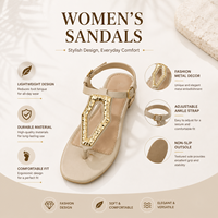 Sandales d'été pour femmes, élégantes, respirantes et confortables, tongs pour femmes