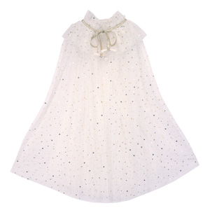 <span class=keywords><strong>Mantello</strong></span> in Tulle con Paillettes per Bambine, per Abiti da Principessa, Feste e Cosplay - Product Image 2
