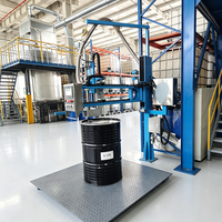 Système de remplissage IBC fermé sans poussière, compatible avec une ligne de production de peinture complète et l'équipement d'emballage final