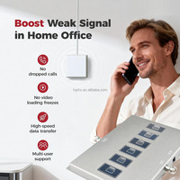 Amplificateur de signal mobile universel 6 bandes 2G 3G 4G LTE 5G Répéteur cellulaire Écran LCD GSM DCS WCDMA Gain 70 dB 500-1000 m²