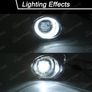 Luz Antiniebla LED para Parachoques Delantero para <span class=keywords><strong>BMW</strong></span> E39 M5 2001 2002 2003 <span class=keywords><strong>E46</strong></span> Serie 3 5 M3 2002 2003 2004 2005 2006, Lente <span class=keywords><strong>de</strong></span> Faro Antiniebla - Product Image 6