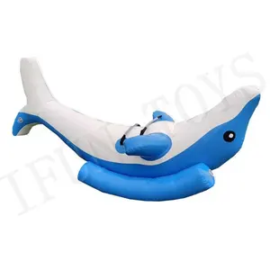 Плавающие водные игрушки, надувной дельфин, дельфин для верховой езды, надувной дельфин
