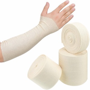 <span class=keywords><strong>Bandage</strong></span> de compression en tube élastique de 5m de long <span class=keywords><strong>Bandage</strong></span> souple en gaze <span class=keywords><strong>pour</strong></span> bras poignets mollets cuisses - Product Image 1