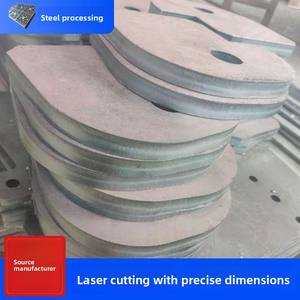 Pièces en acier découpées au laser Q235, pliées, soudées, poinçonnées, estampées, perforées avec précision, <span class=keywords><strong>pour</strong></span> usage industriel intensif - Product Image 3